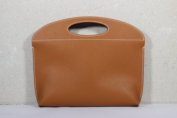 Brown Epsom Clutch