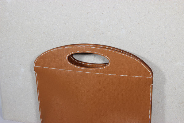 Brown Epsom Clutch