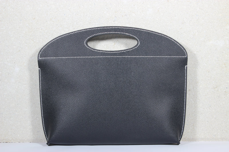 Noir Epsom Clutch